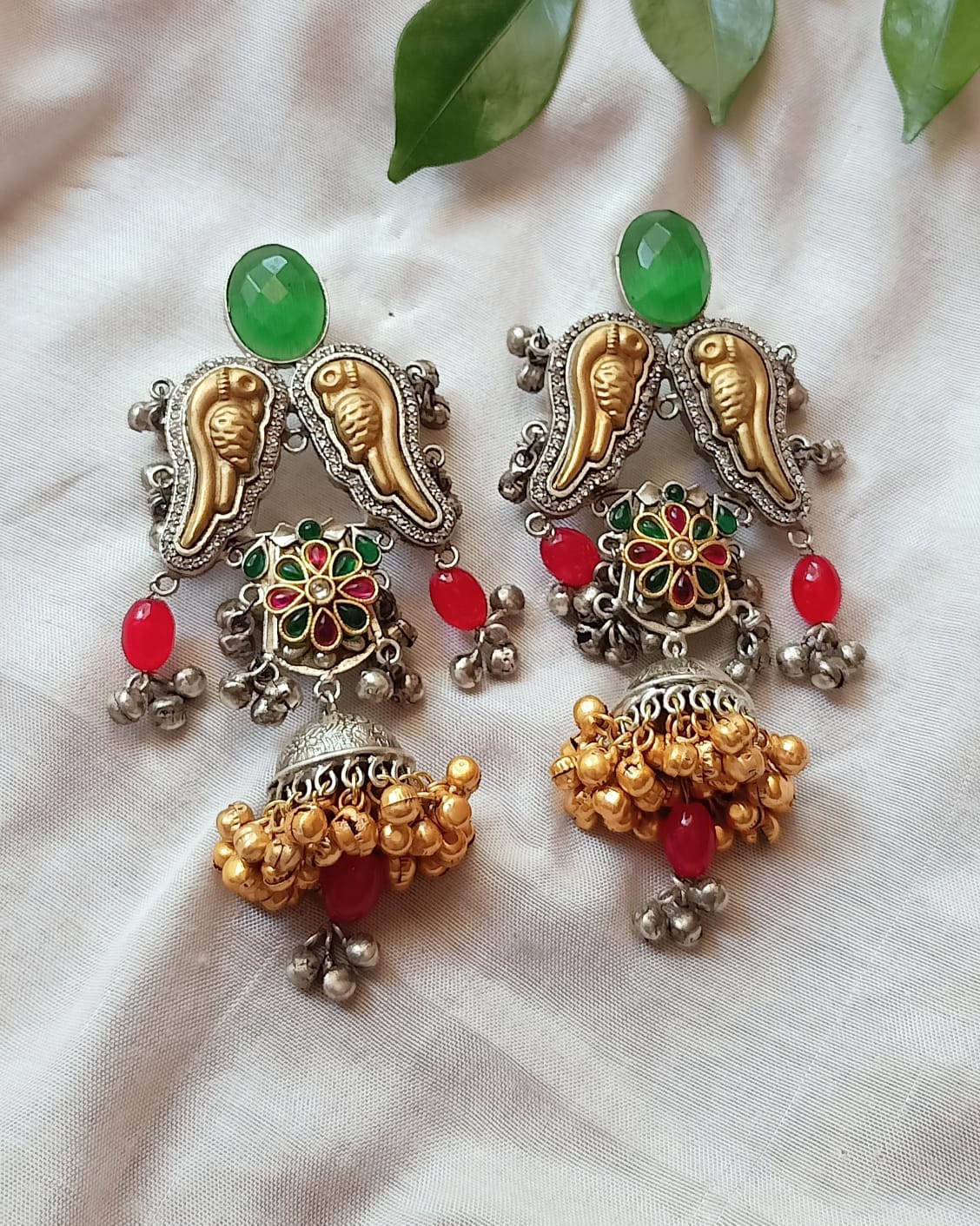 Noori Kashmiri Ghungharoo Earrings