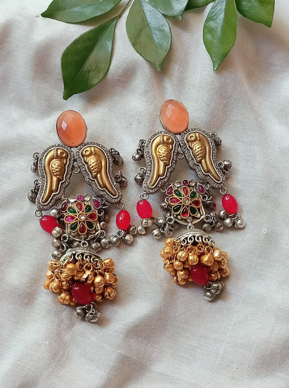 Noori Kashmiri Ghungharoo Earrings