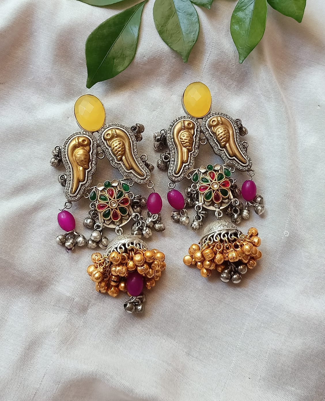 Noori Kashmiri Ghungharoo Earrings